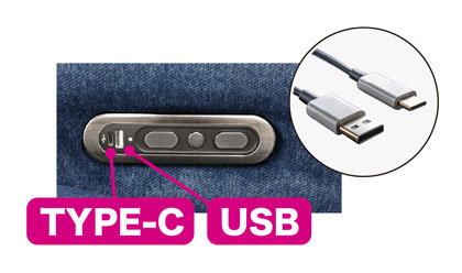 USB/TYPE-C電源付き